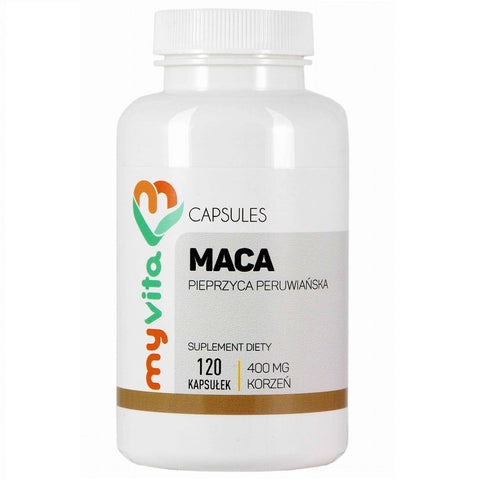 Maca-Wurzel-Pulver 400 mg 120 MYVITA-Kapseln