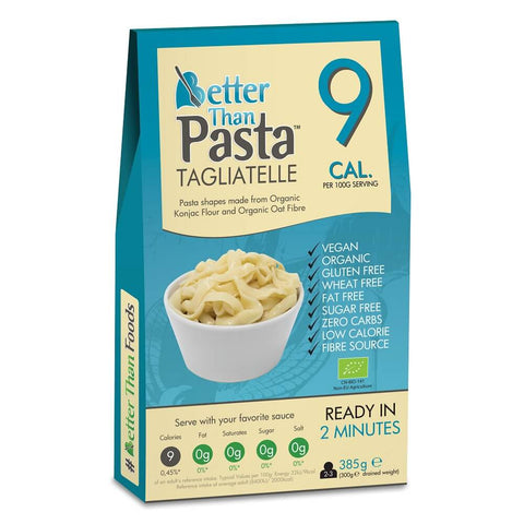 Konjak Tagliatelle glutenfrei BIO 385 g - BESSER ALS LEBENSMITTEL