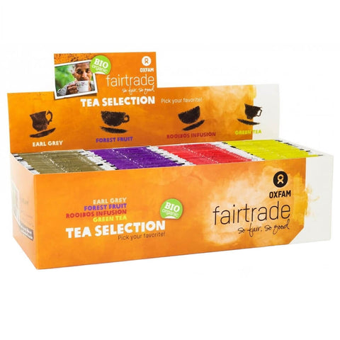 Teemischungen (Earl Grey Waldfrüchte Rooibos Grüntee) fair gehandelt BIO (4 x 25 x 18 g) - OXFAM