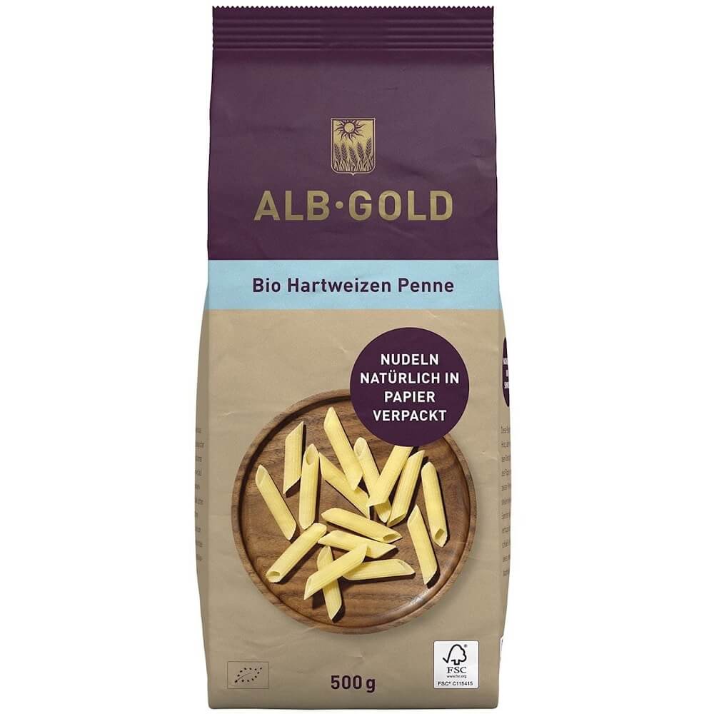 Penne (Grieß) Nudeln BIO 500 g - ALB GOLD