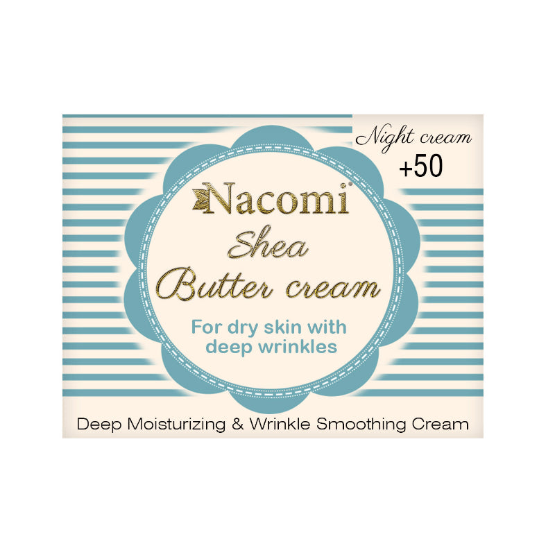 Nachtcreme mit Sheabutter und Tripeptid 50 + 50 ml NACOMI