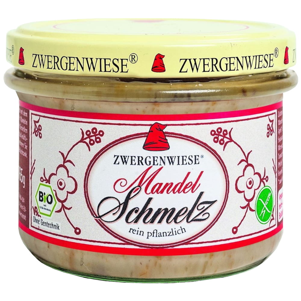 Vegetarisches Schmalz mit Mandeln glutenfrei BIO 165 g - ZWERGENWIESE