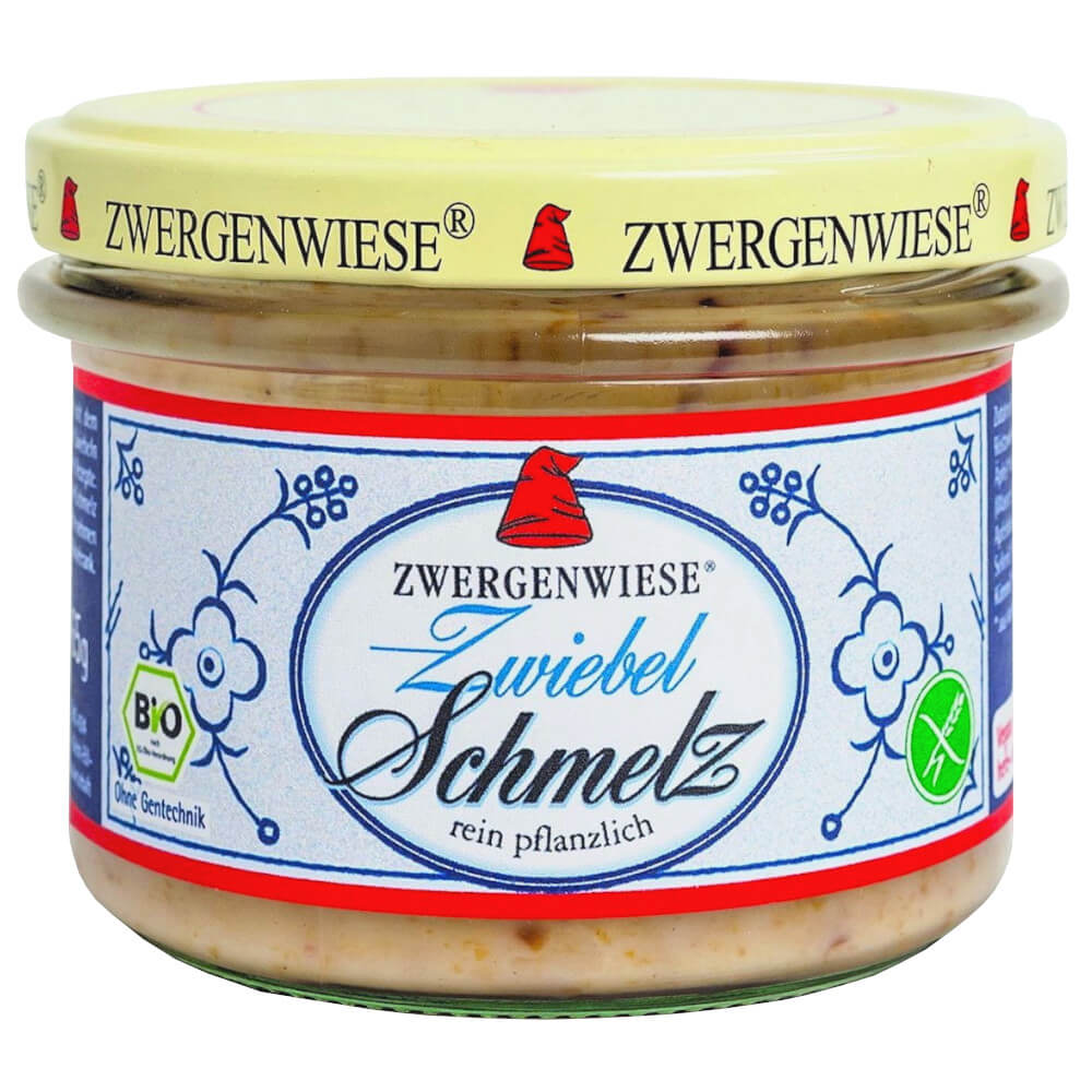 Vegetarisches Zwiebelschmalz glutenfrei BIO 165 g - ZWERGENWIESE