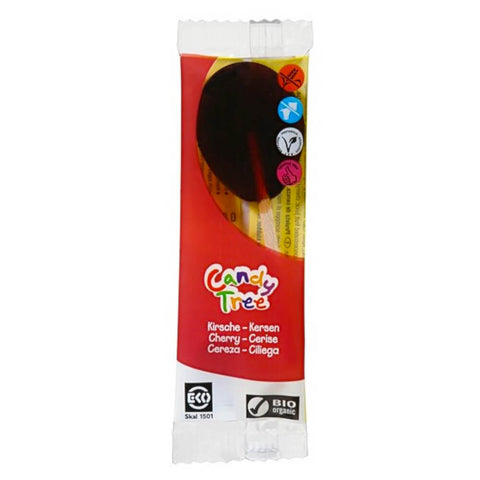 Glutenfreie Kirschlutscher BIO 13 g - CANDY TREE