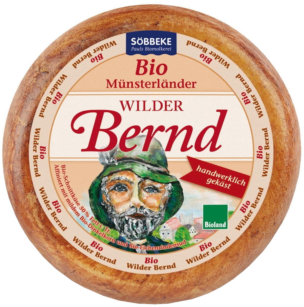 Wilder Bernd Reifekäse 50% Fett Trockenmasse BIO 3,8 kg - SOBBEKE