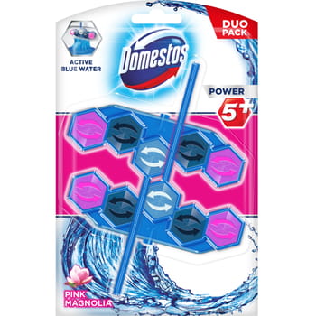 Domestos Power5 Blue Water Pink Magnolia Toilettenaufhänger 2x55g