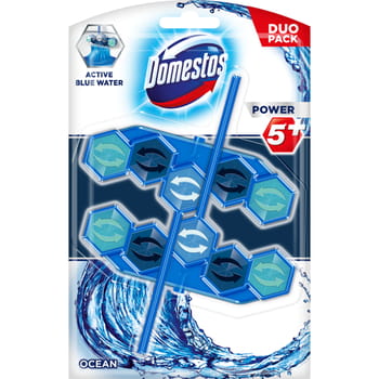 WC-Anhänger Domestos Power5+ Blue Water Ocean 2x55g