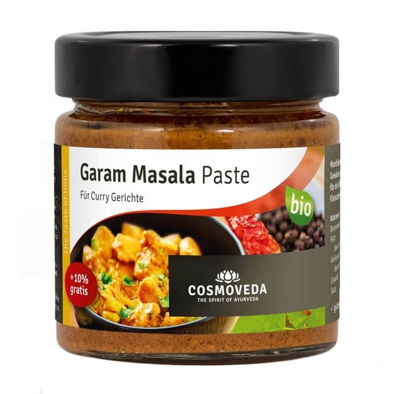 Garam glutenfreie Masalapaste BIO 175 g - COSMOVEDA