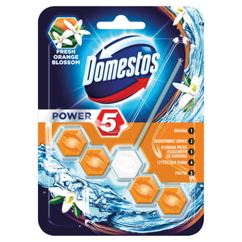 Toilettenanhänger Domestos Power5 Fresh Orange Blossom 55g