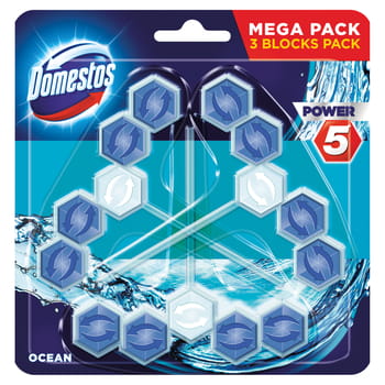 Toilettenanhänger Domestos Power5 Ocean 3x55g