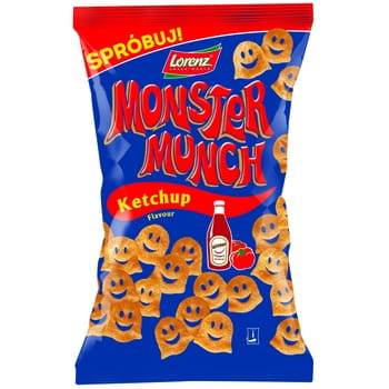 Monster Munch Lorenz Ketchup-Geschmack 100g