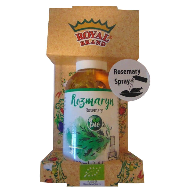 Rosmaringewürz in einem Zerstäuber BIO 100 ml - ROYAL BRAND