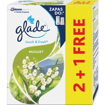 Nachfüllung für Lufterfrischer Glade Touch&Fresh Maiglöckchen 3x10ml