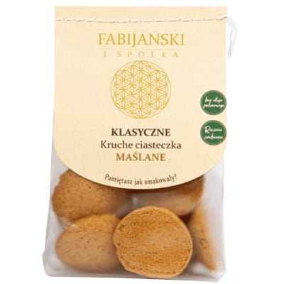 Shortbread Butterplätzchen BIO 100 g - FABIJAŃSCY