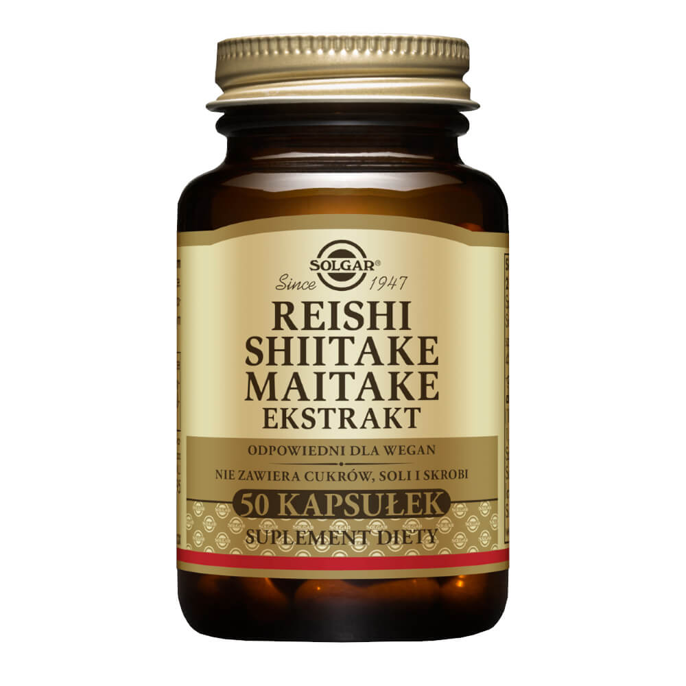 Reishi Shiitake Maitake-Extrakte 50 Kapseln SOLGAR