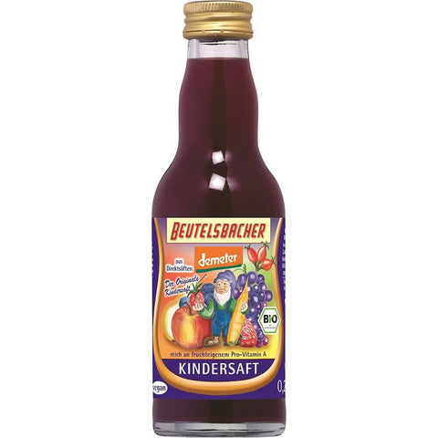 Mehrfruchtsaft mit Karottensaft für Kinder BIO 200 ml - BEUTELSBACHER