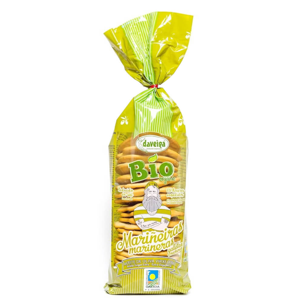 BIO Cracker mit Olivenöl 180 g - DAVEIGA