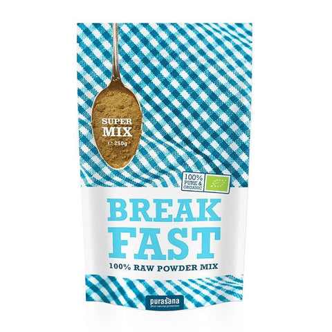 Superfood, glutenfreier, laktosefreier Frühstücksmix BIO 250 g - PURASANA