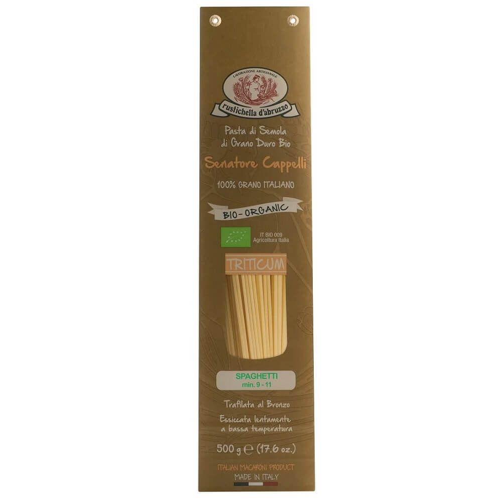 Pasta (Grieß Senatore Cappelli) Spaghetti BIO 500 g - RUSTICHELLA DABRUZZO