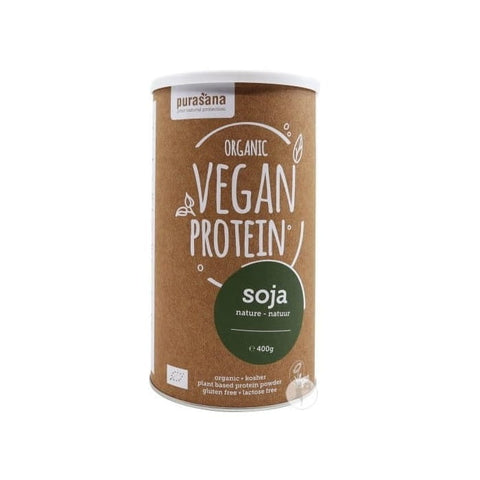 Glutenfreies Sojaprotein ohne Laktose BIO 400 g - PURASANA