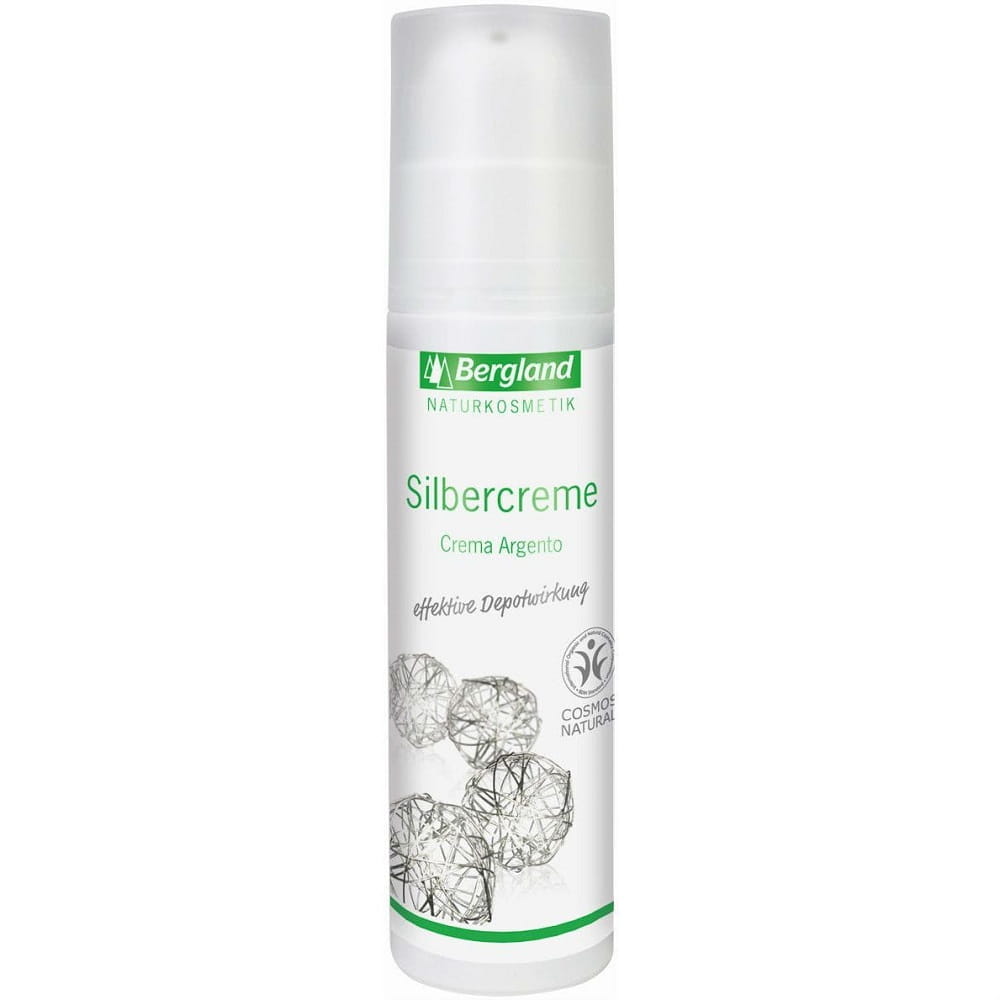 Gesichtscreme mit silbernen Mikropartikeln 100 ml - BERGLAND