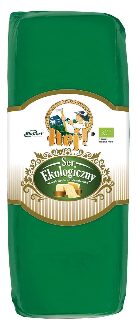 Schweizerisch-Holländischer Käse, Block BIO 3 kg - OSM RADOMSKO