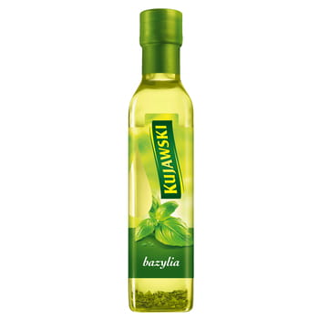 Extra natives Rapsöl mit Basilikum Kujawski 250ml