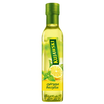 Extra natives Rapsöl mit Zitrone und Basilikum Kujawski 250 ml