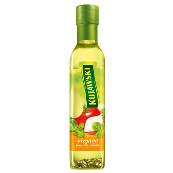 Öl mit Oregano, Tomaten und Zwiebeln Kujawski 250ml