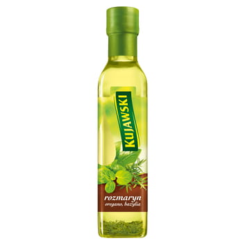 Öl mit Rosmarin, Oregano und Basilikum Kujawski 250ml