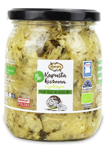 Sauerkraut mit Brennnessel BIO 450 g - SĄTYRZ