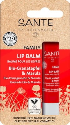 Öko-Lippenbalsam mit Granatapfel und Marula 45 g - SANTE