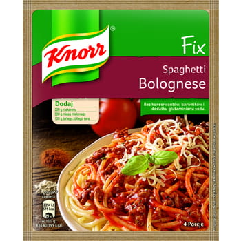 Fix für Spaghetti Bolognese Knorr 44g