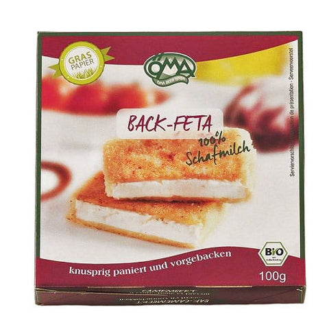 BIO Panierter Schafskäse (50% Fett in der Trockenmasse) 100 g - OMA