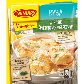 Idee für Fisch in Sahne-Dill-Sauce Winiary 32g