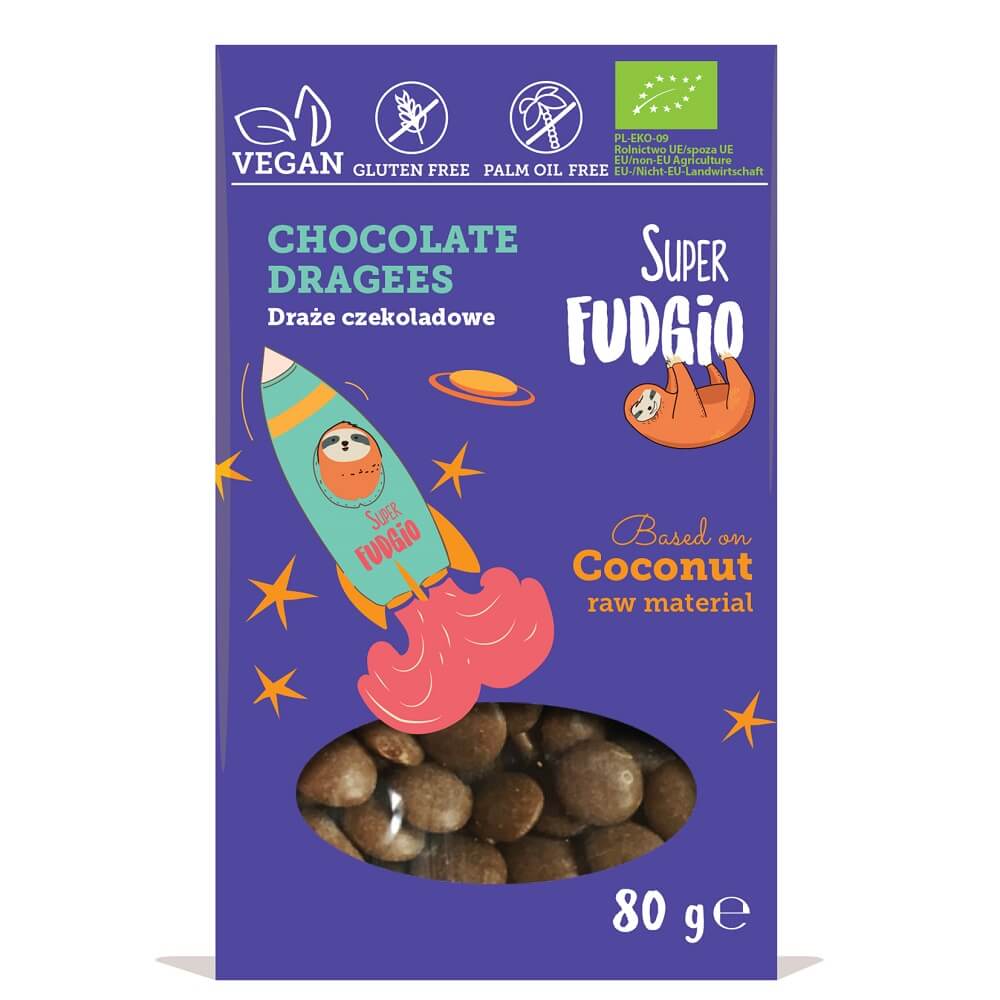 Schokoladen-Dragees BIO 80 g SUPER FUDGIO