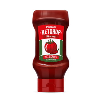 Würziger Ketchup Dawtona reine Zusammensetzung 450g