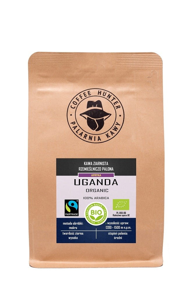 Arabica-Kaffeebohnen 100% Uganda Fairtrade BIO 250 g - COFFEE HUNTER