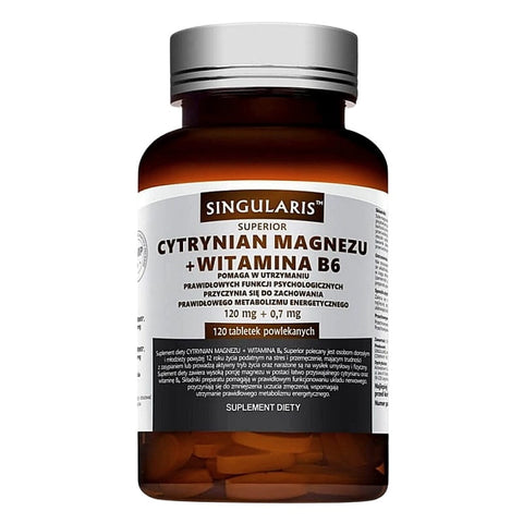 Magnesiumcitrat 120 MG + Vitamin B6 07 MG 120 SINGULARIS Tabletten