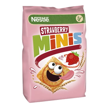 Frühstücksflocken Minis Erdbeere Nestle 500g