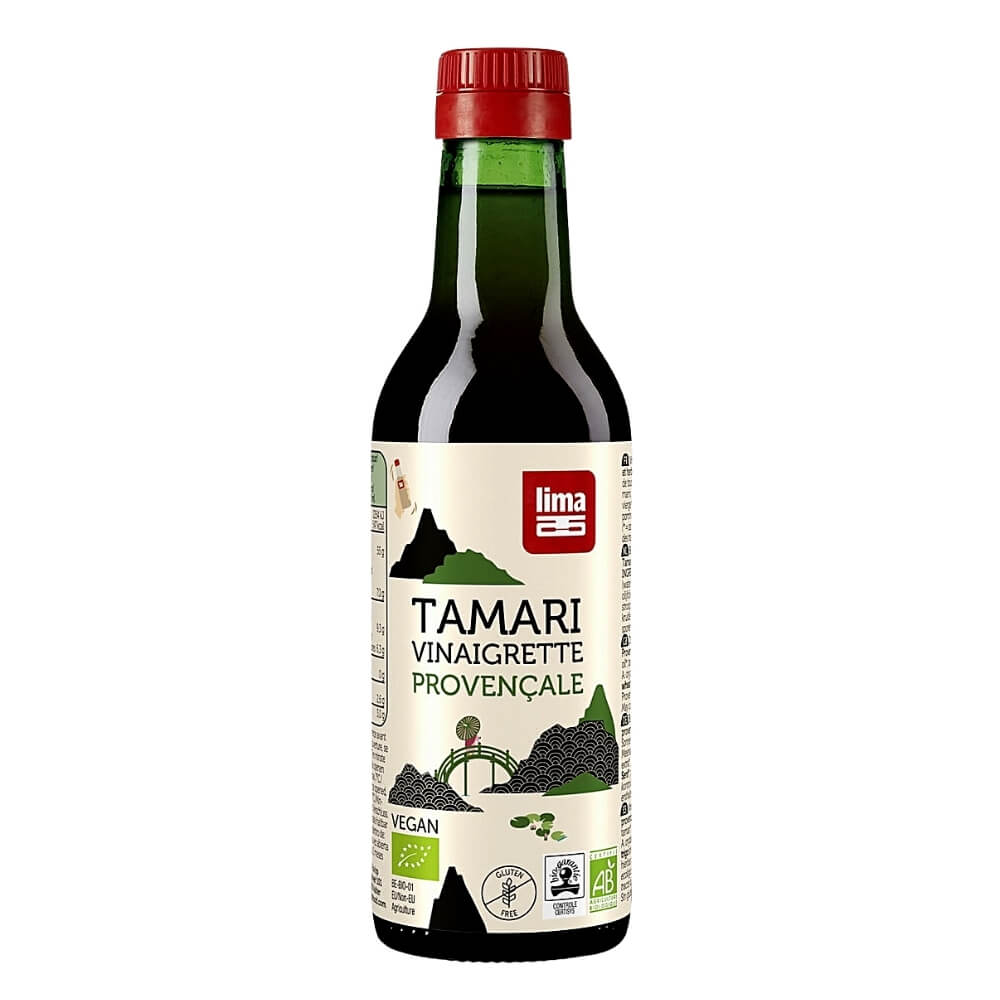 Tamari Vinaigrette Sojasauce mit provenzalischen Kräutern glutenfrei BIO 250 ml - LIMA