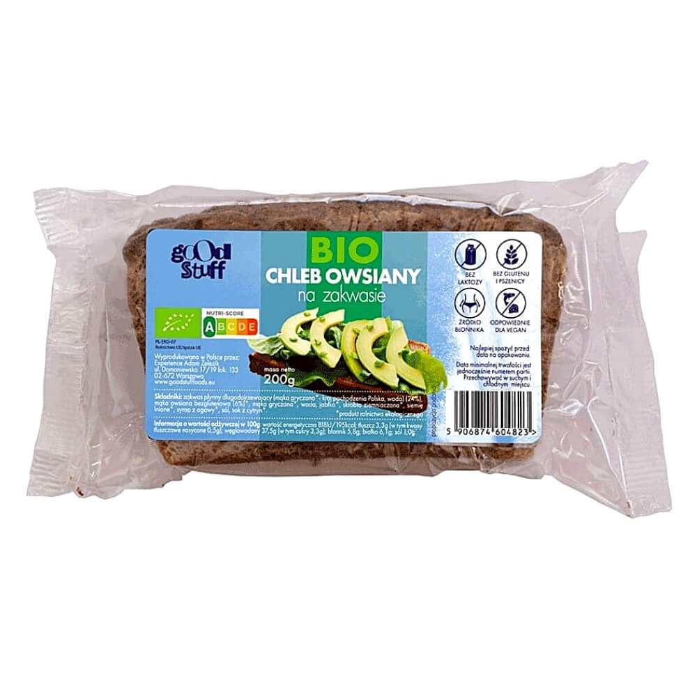 Buchweizen-Hafer-Sauerteigbrot BIO 200 g - GOOD STUFF