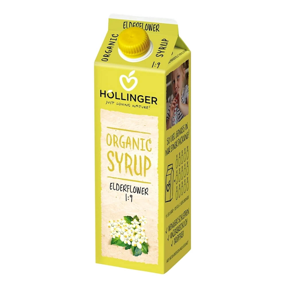 Holunderblütensirup BIO 1000 ml - HOLLINGER