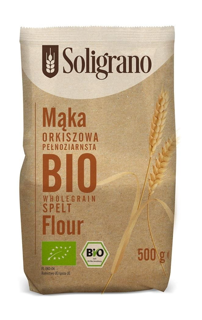 Dinkelvollkornmehl BIO 500 g - SOLIGRANO