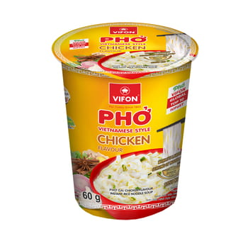 Pho-Suppe mit Reisnudeln, gewürzt mit Hühnchen Vifon 60g