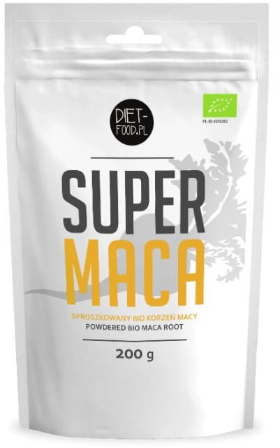 Pulverisiertes Maca 200g EKO DIET - LEBENSMITTEL