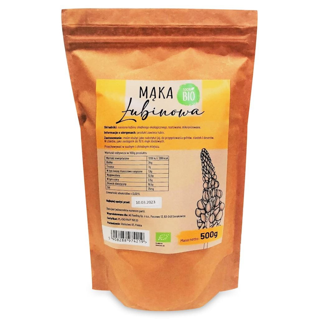 Lupinenmehl BIO 500 g - AG FÜTTERUNG