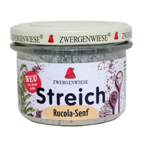 Sonnenblumenpaste mit Rucola und Senf glutenfrei BIO 180 g - ZWERGENWIESE