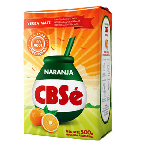 Yerba Mate Silueta Naranja Orange 500g CBSE