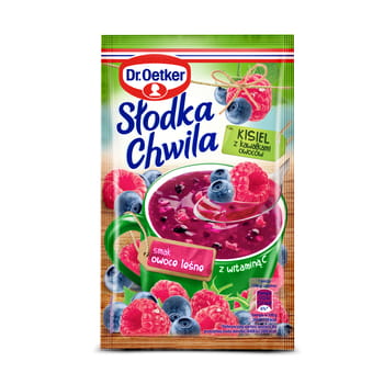 Waldfruchtgelee mit Fruchtstückchen Sweet Moment Dr. Oetker 31,5g